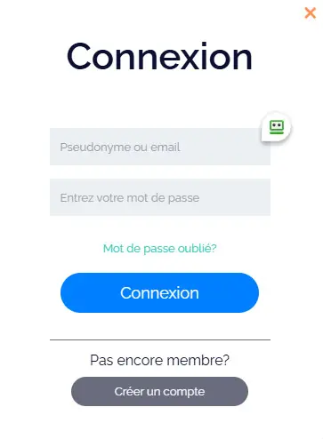 Connexion des membres d'Instasino Casino