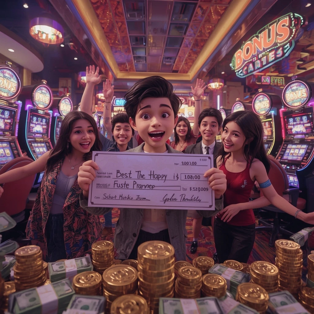bonus dans les mains d'un homme au casino INSTASINO CASINO
